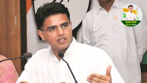  Sachin Pilot say Vote Chor, Gadi Chod